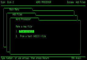 appleworks software screenshot